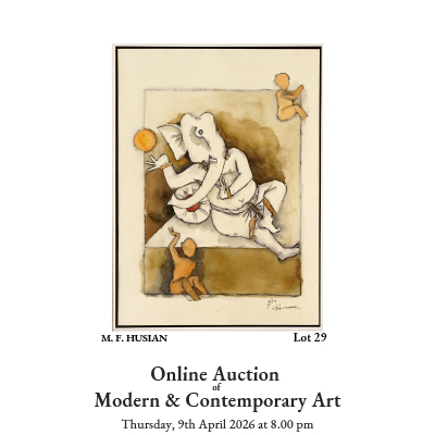 Online Auction<br>of<br>Modern & Contemporary Art