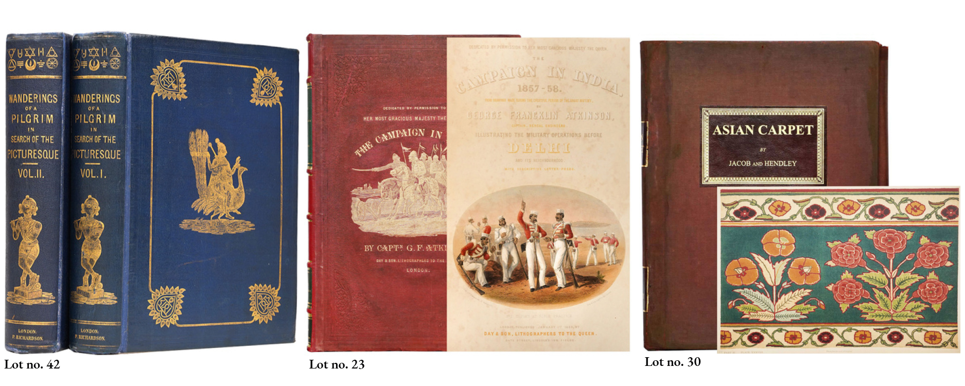 Online Auction of Important Antiquarian<br>&<br>Large Plate Books & Rare Maps