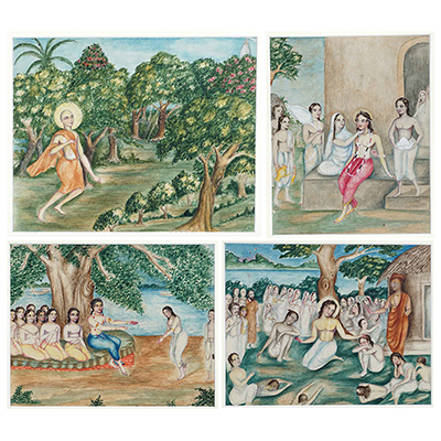 Group of Four Paintings