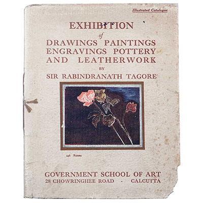 Exhibition of drawings paintings engravings pottery and leather work