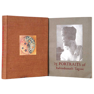 A Group of two books. (I) The Golden book of Tagore (II) 25 portraits of Rabindranath Tagore