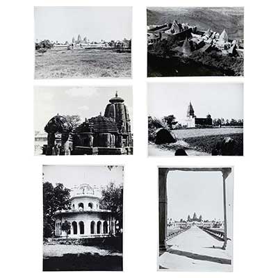 A group of six Temple  photographs