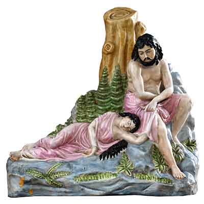 Hand Painted Porcelain figure of Nal Daymanti