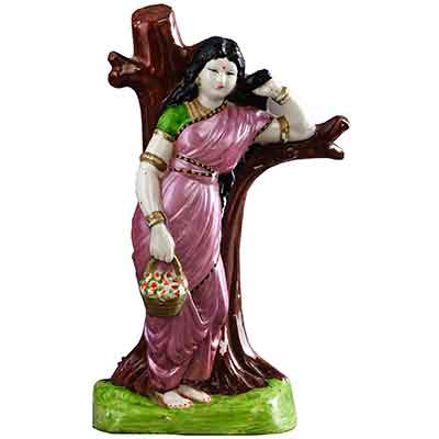 Hand Painted Porcelain figure of Lady 