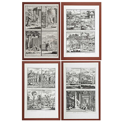 A group of four Bernard Picart prints