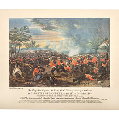 The Battle of Moodkee, 18th  Dec 1845