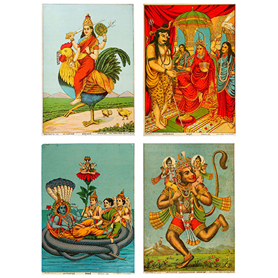 (i) Shree Bahucharaji (ii) Annpoorna (iii) Seshshai (iv) Marutiskandarudh Ram-Laxman