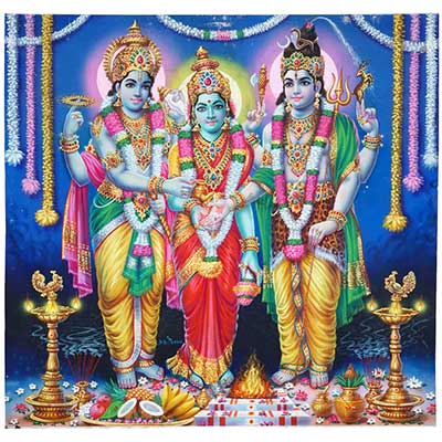  Shiv Vivah : Shiv, Parvati & Vishnu