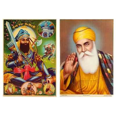 Sikh Guru (i) Baba Deep Singhji (ii) Guru Nanak Dev
