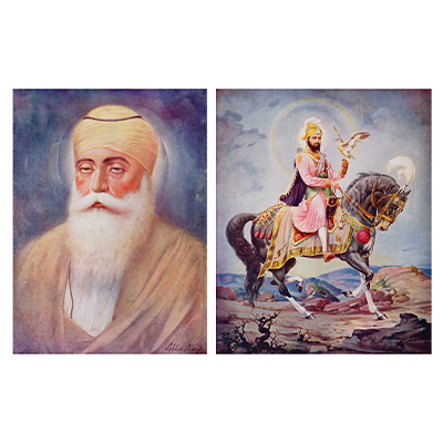 Sikh Guru Nanank Dev Ji & Guru Govind Singh Ji