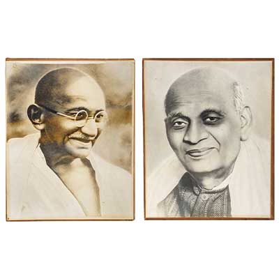 Mahatama Gandhi and Sardar Ballabh Bhai Patel