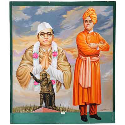 Swami Vivakanand with Subhas Chandra Bose
