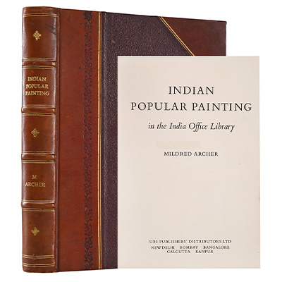 INDIAN POPULAR PAINTING: IN THE INDIA OFFICE LIBRARY