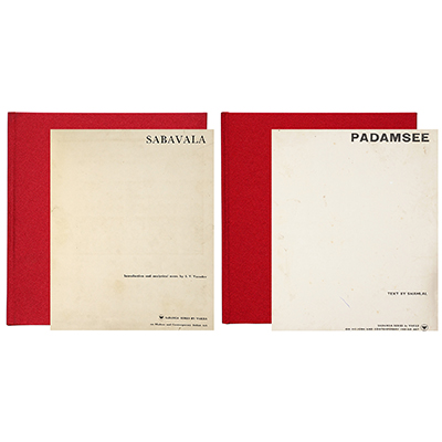 SET OF TWO BOOKS (I) PADAMSEE (II) SABAVALA