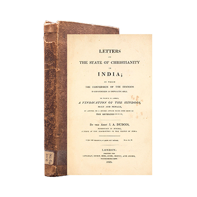 LETTERS ON THE STATE OF CHRISTIANITY IN INDIA