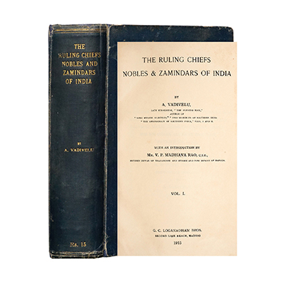 THE RULING CHIEFS NOBLES & ZAMINDARS OF INDIA. VOL I.