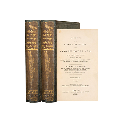 AN ACCOUNT OF THE MANNERS AND CUSTOMS OF THE MODERN EGYPTIANS