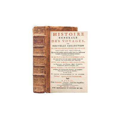 HISTOIRE GENERALE DES VOYAGES