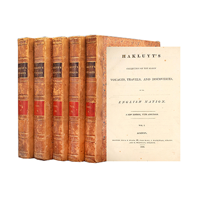 HAKLUYT'S COLLECTION OF EARLY VOYAGES, TRAVELS AND DISCOVERIES 
