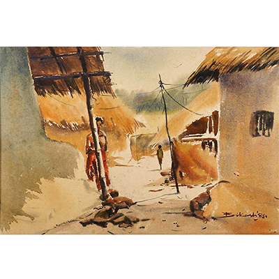 UNTITLED (VILLAGE LANDSCAPE)