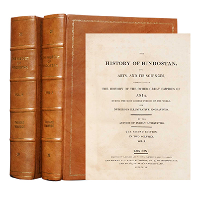 THE HISTORY OF HINDOSTAN ITS ARTS, AND ITS SCIENCES