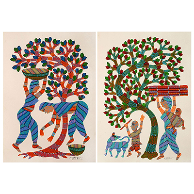UNTITLED (GOND PAINTING)