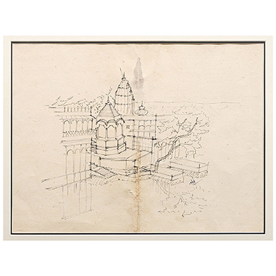 SKETCH OF A TEMPLE COMPLEX