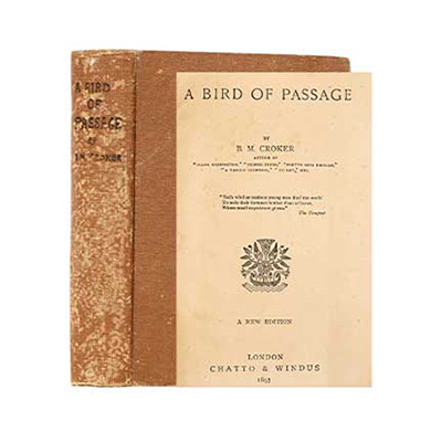 A BIRD OF PASSAGE