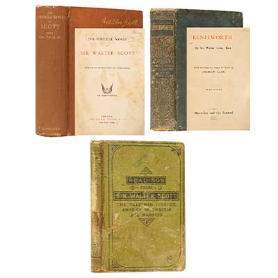 (I) THE POETICAL WORKS OF SIR WALTER SCOTT<br>(II) KENILWORTH<br>(III) READINGS FROM SIR WALTER SCOTT