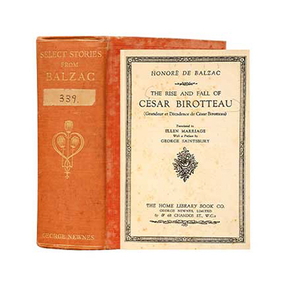 GRANDEUR ET DECADENCE DE CESAR BIROTTEAU & MODESTE MIGNON