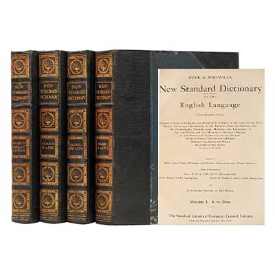 NEW STANDARD DICTIONARY OF THE ENGLISH LANGUAGE