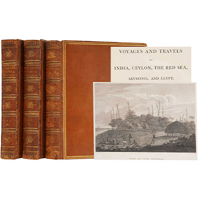 VOYAGES AND TRAVELS TO INDIA TO CEYLON, THE RED SEA, ABYSSINIA, AND EGYPT