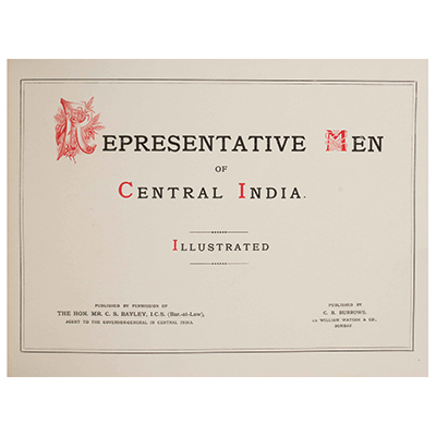 Representative Men of Central India