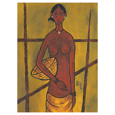 Woman with a basket